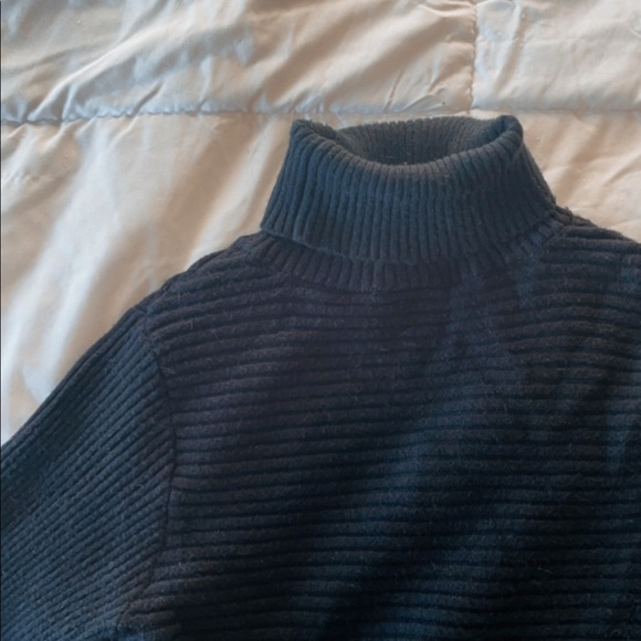 Black Turtleneck Sweater Dress | Small - Picture 2 of 4